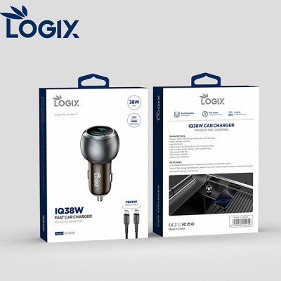 Car charger logix 38w